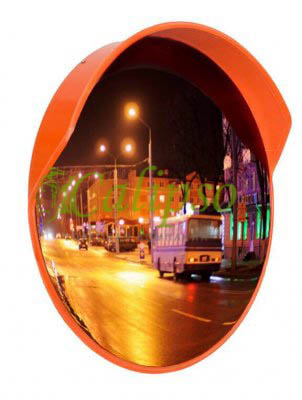 Зеркало дорожное сферическое д.1000 с козырьком