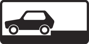 Дорожный знак 7.6.4 Способ постановки транспортного средства на стоянку