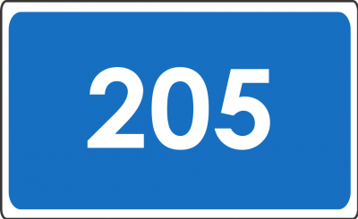 Дорожный знак 5.28 Километровый знак